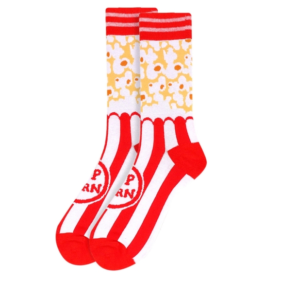 Popcorn Box Graphic Socks - Picture 1 of 3